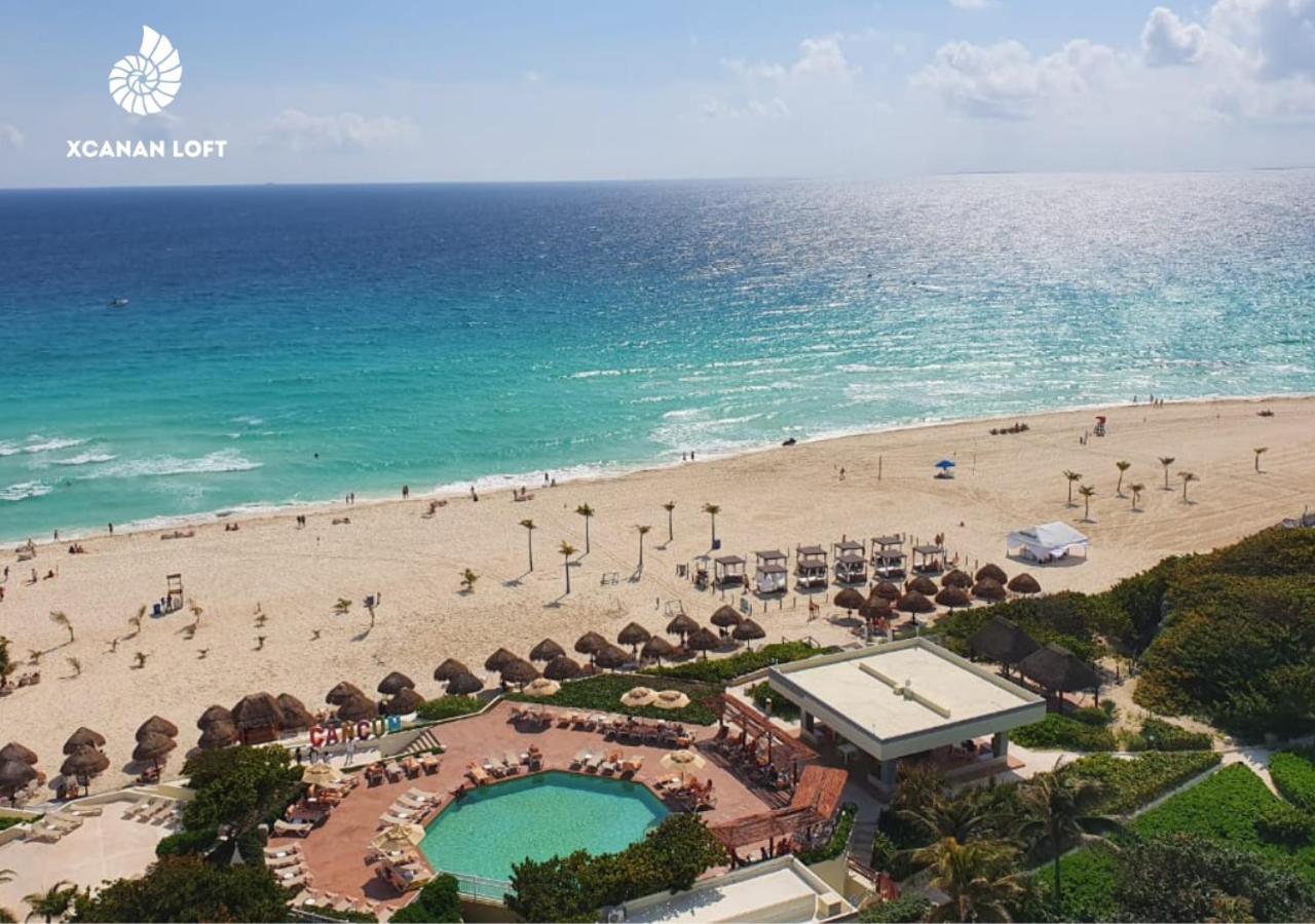 Xcanan Loft On Park Royal, The Best Area In Cancun Right On The Beach Kültér fotó