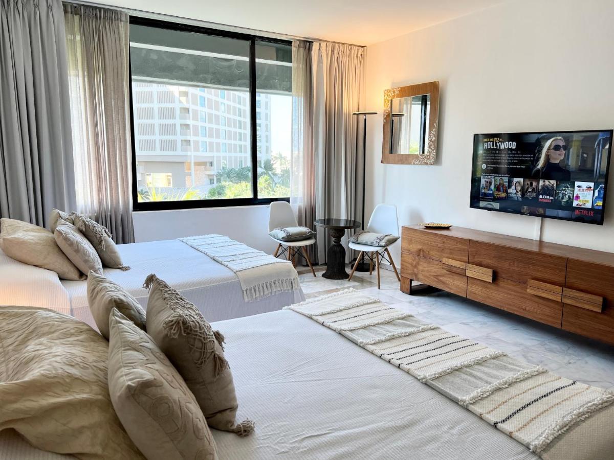 Xcanan Loft On Park Royal, The Best Area In Cancun Right On The Beach Kültér fotó